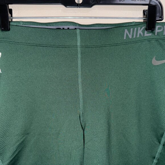 Nike Pro WNBA Team Issue Compression 8” Shorts Green Womens CW4244-323 NEW - Picture 3 of 14